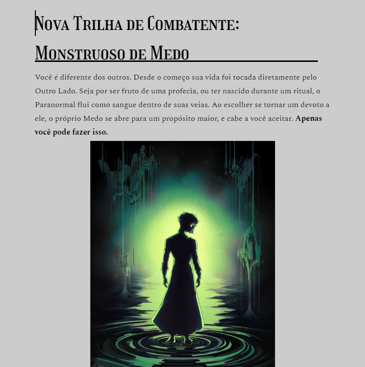 matthewcaldasbs's tweet photo. Só mais uma semana 👁️
Mais alguns spoilerzinhos:
-O Suplemento terá mais de 60 páginas
- Alguns conteúdos que eram originais da #EDMWeek foram expandidos
-Spoilerzinho de um dos conteúdos novos feitos para o suplemento (arte da @/todoyamas)
#EnigmaDoMedo #OrdemParanormalRPG https://t.co/Am1JKYvu9A