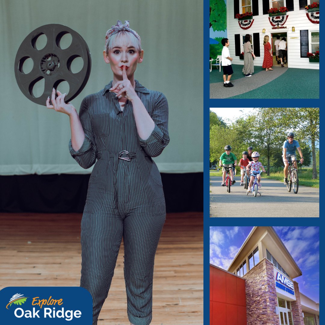 Parents, tired of hearing "I'm bored?" 😉 Oak Ridge offers a day of exciting experiences for all ages! Discover incredible museums, catch a show, or hit the parks. Head over to ow.ly/CAFW50UQupC to plan your perfect day!