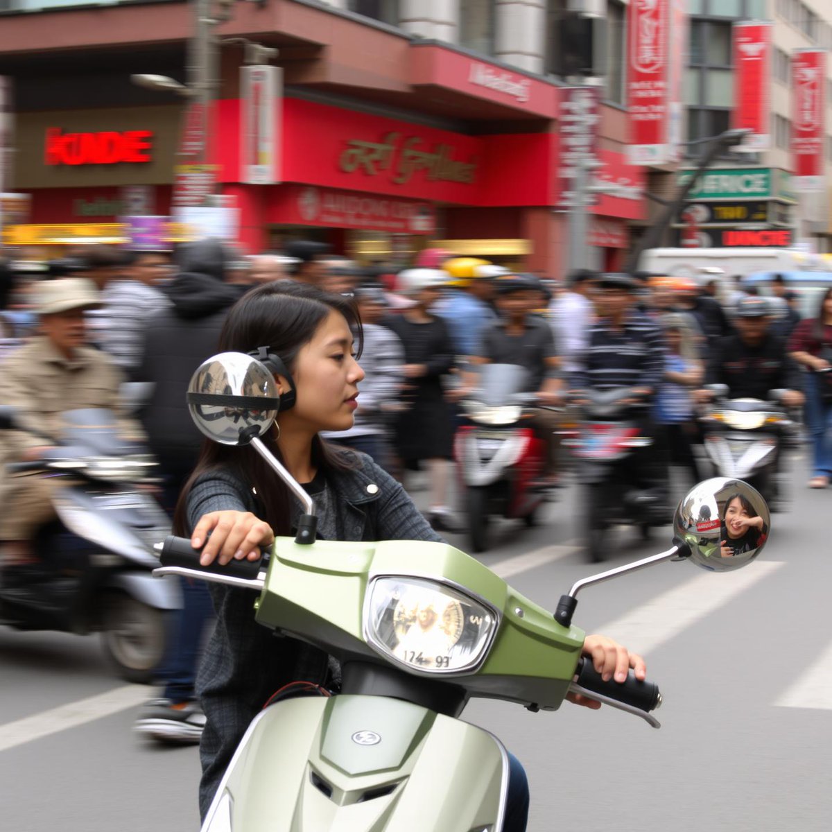Katie1756313's tweet photo. Navigating the bustling city streets on two wheels—where every moment is a blur of adventure! 🏍️ #CityLife #ScooterVibes https://t.co/MX79zZhFYY