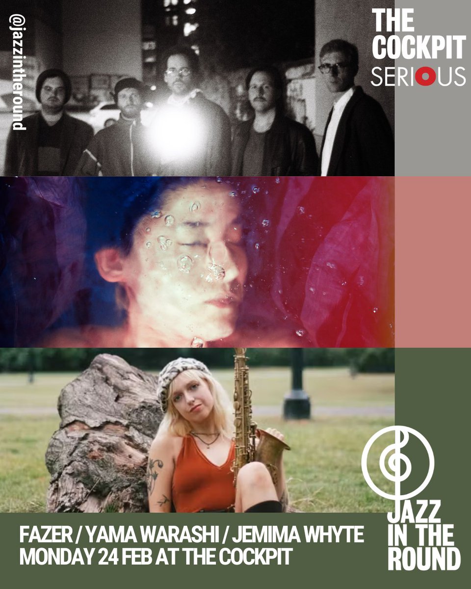 Jazz in the Round (@jazzintheround) on Twitter photo "I started this project, Yama Warashi, in Bristol in 2015. The music is Inspired by Japanese folk dance, free jazz, tribal African music, and psychedelic music. Yama Warashi means mountain spirit in Japanese."
๐ This Monday 24th <a href="/cockpittheatre/">The Cockpit</a>
๐๏ธ jazzintheround.co.uk "I started this project, Yama Warashi, in Bristol in 2015. The music is Inspired by Japanese folk dance, free jazz, tribal African music, and psychedelic music. Yama Warashi means mountain spirit in Japanese."
๐ This Monday 24th <a href="/cockpittheatre/">The Cockpit</a>
๐๏ธ jazzintheround.co.uk