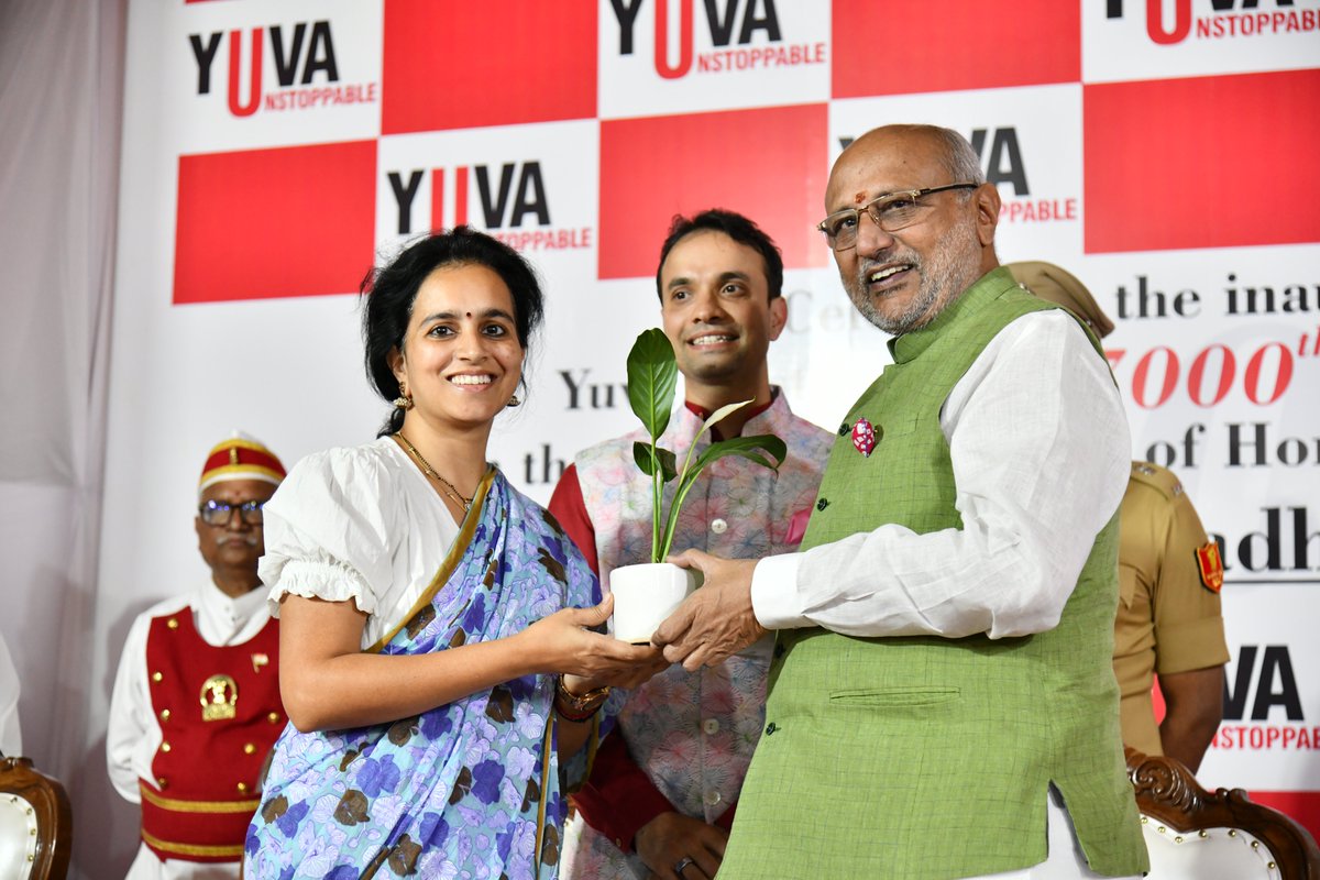 The Governor presented Yuva Gratitude Awards to the representatives of Tata Capital, Bank of America, GSK, Nomura, Capgemini, Nuvama, HDFC Bank, Bajaj Electricals, Yes Bank, Finolex and others for their support.
#EducationForAll