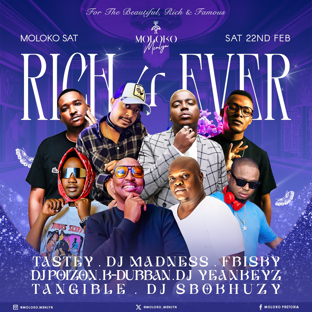 MegaG (@alwaysmega23) on Twitter photo Back2Back Lit level turn ups
#rackcity
#rich4eversat Only <a href="/Moloko_Menlyn/">Moloko Menlyn</a> 🚨🚨🚨
<a href="/Djyeankeyz/">♣Deejay yeankeyz♣</a> <a href="/djpoizon/">Dj Poizon</a> <a href="/VENOMZM/">weSthandwa ❤️🩹</a> <a href="/DJLash_T/">Papa DiBash 👶🏾👶🏾👶🏾</a> <a href="/sbokhuzy/">SBOKHUZY 🇿🇦</a> Areyeeeeeeee🚨🚨 Back2Back Lit level turn ups
#rackcity
#rich4eversat Only <a href="/Moloko_Menlyn/">Moloko Menlyn</a> 🚨🚨🚨
<a href="/Djyeankeyz/">♣Deejay yeankeyz♣</a> <a href="/djpoizon/">Dj Poizon</a> <a href="/VENOMZM/">weSthandwa ❤️🩹</a> <a href="/DJLash_T/">Papa DiBash 👶🏾👶🏾👶🏾</a> <a href="/sbokhuzy/">SBOKHUZY 🇿🇦</a> Areyeeeeeeee🚨🚨