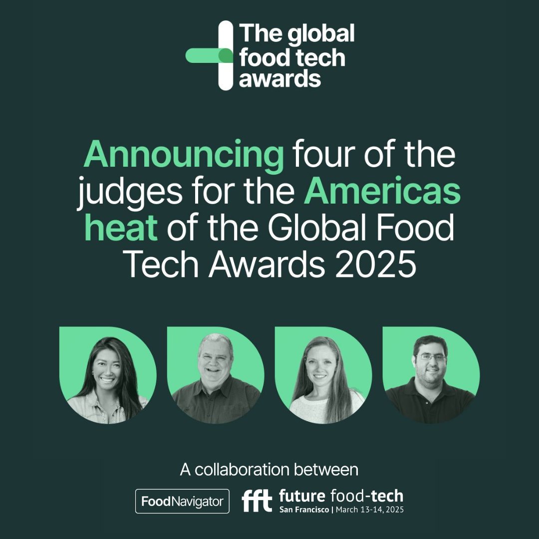 Future Food-Tech (@foodtechinvest) on Twitter photo ⏳ One week left! The Global Food Tech Awards 2025 celebrate groundbreaking start-ups shaping the future of food.
Powered by <a href="/FoodNavigatorUS/">FoodNavigator-USA</a> & Future Food-Tech, this is your chance for recognition, investor connections, and industry exposure.
Apply now: bit.ly/4gstjW8 ⏳ One week left! The Global Food Tech Awards 2025 celebrate groundbreaking start-ups shaping the future of food.
Powered by <a href="/FoodNavigatorUS/">FoodNavigator-USA</a> & Future Food-Tech, this is your chance for recognition, investor connections, and industry exposure.
Apply now: bit.ly/4gstjW8