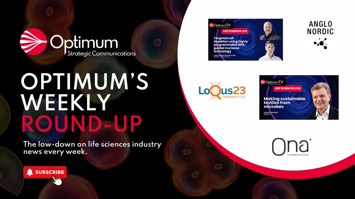OptimumComms (@optimumcomms) on Twitter photo In this week’s round-up, read the latest exciting news from our clients and find out about the annual <a href="/Anglonordic/">Anglonordic</a> Life Science Conference in London. Optimum proudly developed the agenda for this event that’s just six weeks away – so get registered now if you want to attend! In this week’s round-up, read the latest exciting news from our clients and find out about the annual <a href="/Anglonordic/">Anglonordic</a> Life Science Conference in London. Optimum proudly developed the agenda for this event that’s just six weeks away – so get registered now if you want to attend!