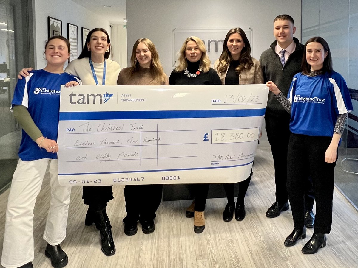 TAM Asset Management (@tam_asset_mgt) on Twitter photo The figures are in! We raised £18,380 for <a href="/ChildhoodTrust/">@Childhoodtrust</a> in 2024💙
We also raised funds for other wonderful charities via our #YouGiveWeGive & #TAMCharityRide, bringing the total to £115,885.
Huge thanks to everyone who supported us🙏
Learn more here: tamassetmanagement.com/charitable-giv… The figures are in! We raised £18,380 for <a href="/ChildhoodTrust/">@Childhoodtrust</a> in 2024💙
We also raised funds for other wonderful charities via our #YouGiveWeGive & #TAMCharityRide, bringing the total to £115,885.
Huge thanks to everyone who supported us🙏
Learn more here: tamassetmanagement.com/charitable-giv…