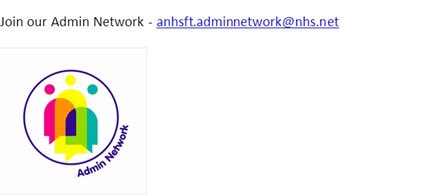 A reminder that next week we have our Admin Network meeting coming up on  Tuesday 25th February at 9:30am in the lecture theatre. 
Would be great to see everyone there, we have some really interesting speakers, it's going to be a good one ☺️