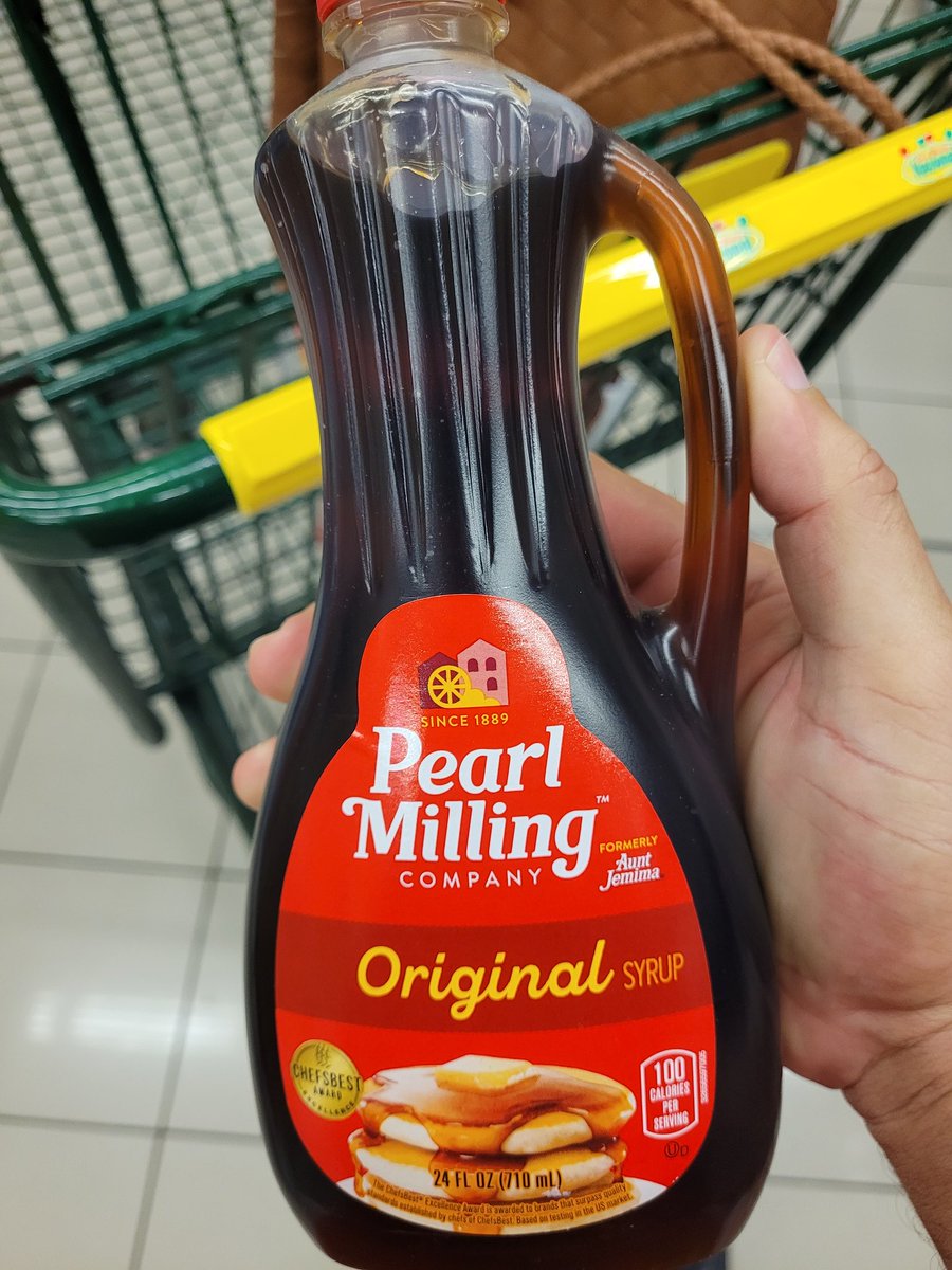 JimmyNL's tweet photo. @PearlMillingCo give us back Aunt Jemima is not the same without her face. Mr  @realDonaldTrump won and all that nonsense is over now. https://t.co/HGbihkHA7U