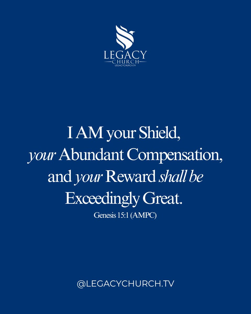 LegacyChurchInt's tweet image. The favor and blessing of God surround me and go before me, preparing me to possess His promises.