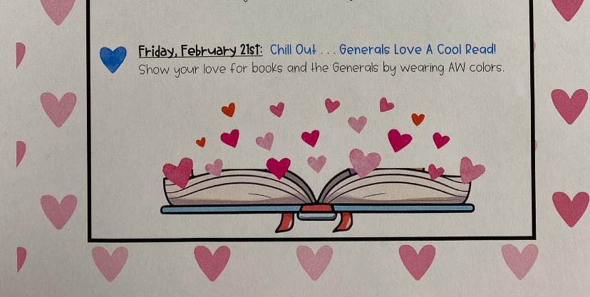 awlswa's tweet image. Show your love for reading today, Friday, February 21st, by wearing AW colors and clothes! #RightToReadWeek #Literacy 📖📚❤️📕