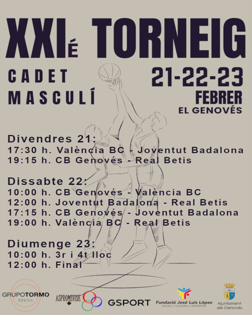 Club Bàsquet Genovés tweet media