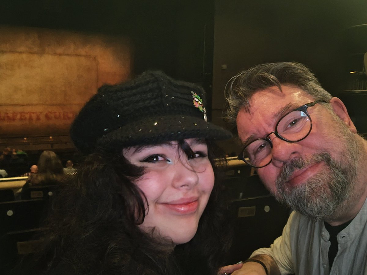 Iain_Maynard's tweet photo. Last night I finally got to take my daughter to see Ghost Stories. This was my 4th time seeing the play over the years, but this was her first. We both loved it and she was frightened from the off! I never tire of this brilliant piece of enjoyable theatre.@andynyman @MKTheatre https://t.co/AUjswhRDTP