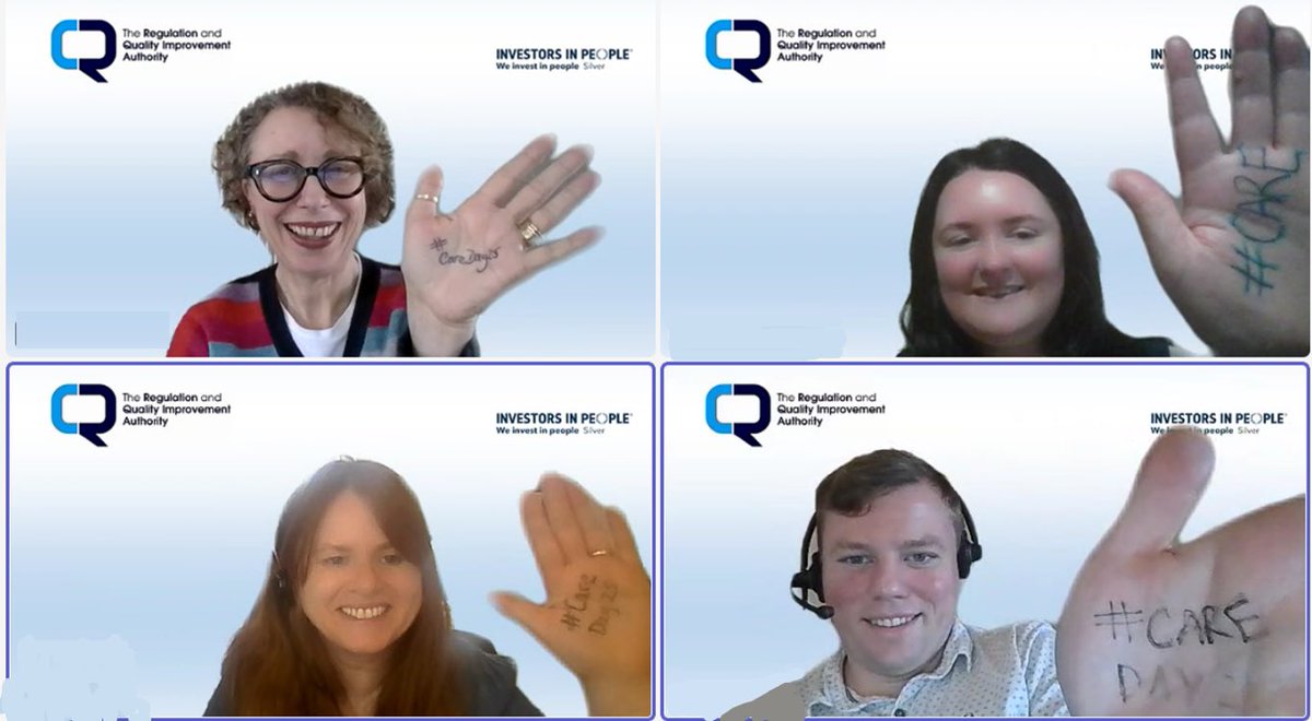 CARE DAY is the world’s biggest celebration of children and young people with care experience.  RQIA's Children's Team took some time out of their meeting to mark #CareDay25 - celebrating and connecting the care experienced community <a href="/VOYPIC/">VOYPIC</a>