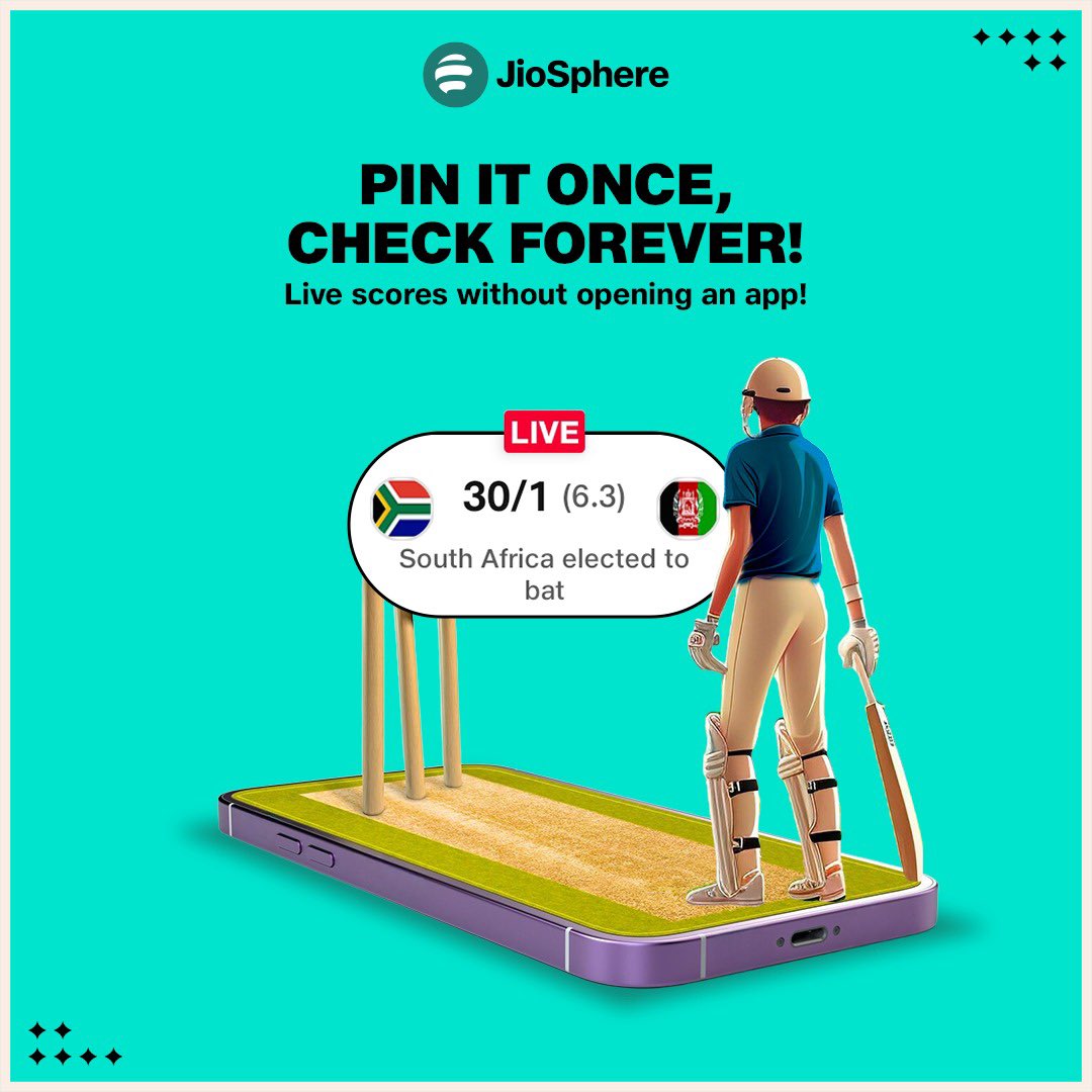 Stay updated with live scores pinned on your screen, only on Jiosphere for Android. Don’t miss out!🏏
#JioSphere #JioBrowser #ChampionsTrophy #IPL2025 #WPL2025