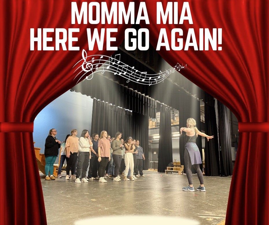 Rehearsals are in full swing for our high school production of Mamma Mia!  Our talented cast and crew are working hard to bring the magic of this beloved musical to life—full of laughter, love, and all your favorite ABBA hits! 
Don’t miss out on this incredible show! Grab your