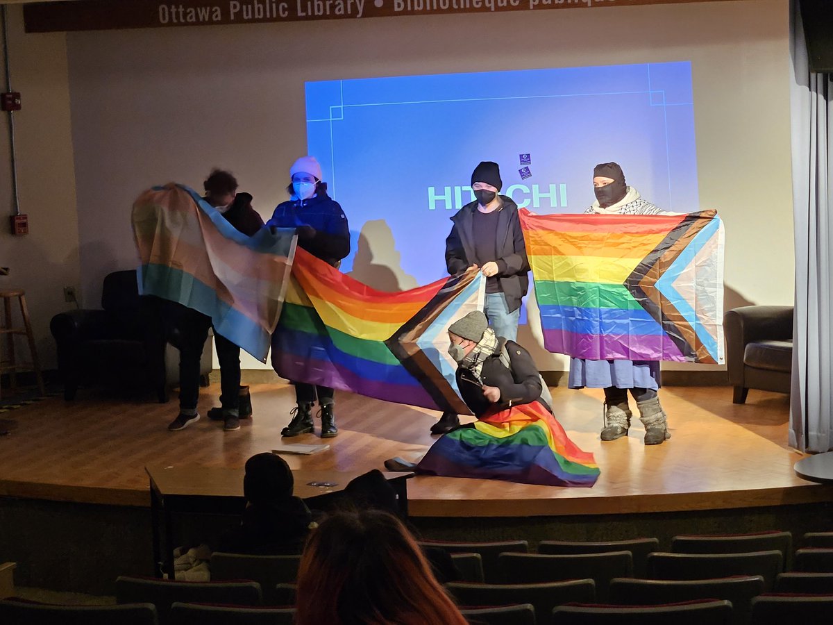 On February 15th, masked trans activists in Ottawa attempted to shut down the showing of Adult Human Female, a film that explores how trans activism collides with women's rights.

The Ottawa Public Library, citing intellectual freedom, rightly refused to give in to their demands.