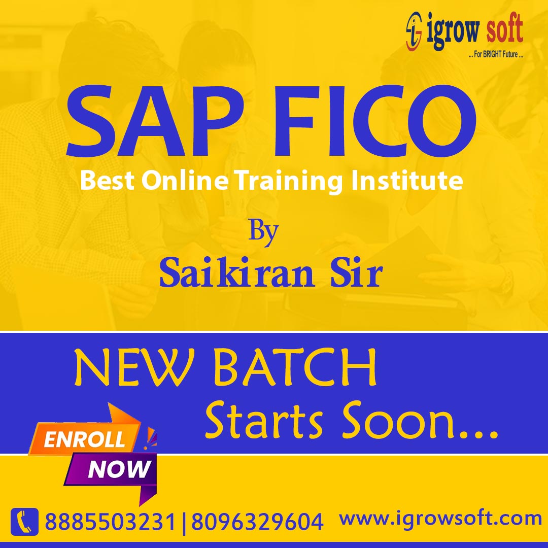 igrowsoftindia's tweet image. SAP FICO Training By Saikiran Sir from Igrowsoft
Visit:igrowsoft.com/sap-fico-train…
Call Us:+918885503231|8096329604
Email: igrowsoft.yours@gmail.com

#sapfico #sapficotraininginhyderabad
#sapficocourse #sapficocertifications
#sapficocoursefees #sapficosyllabus