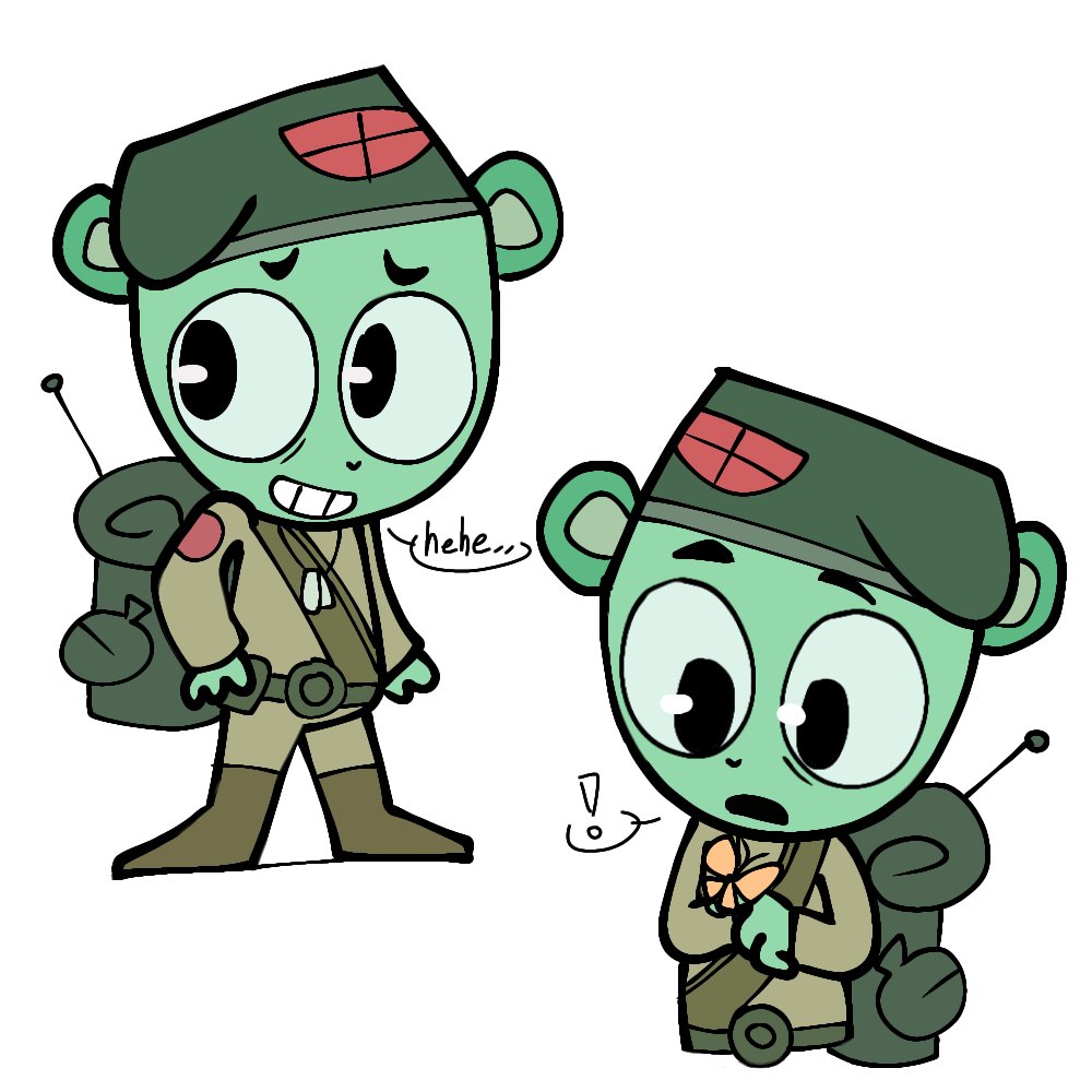 올만에 귀여운 ka-pow 플리피 #htf #happytreefriends