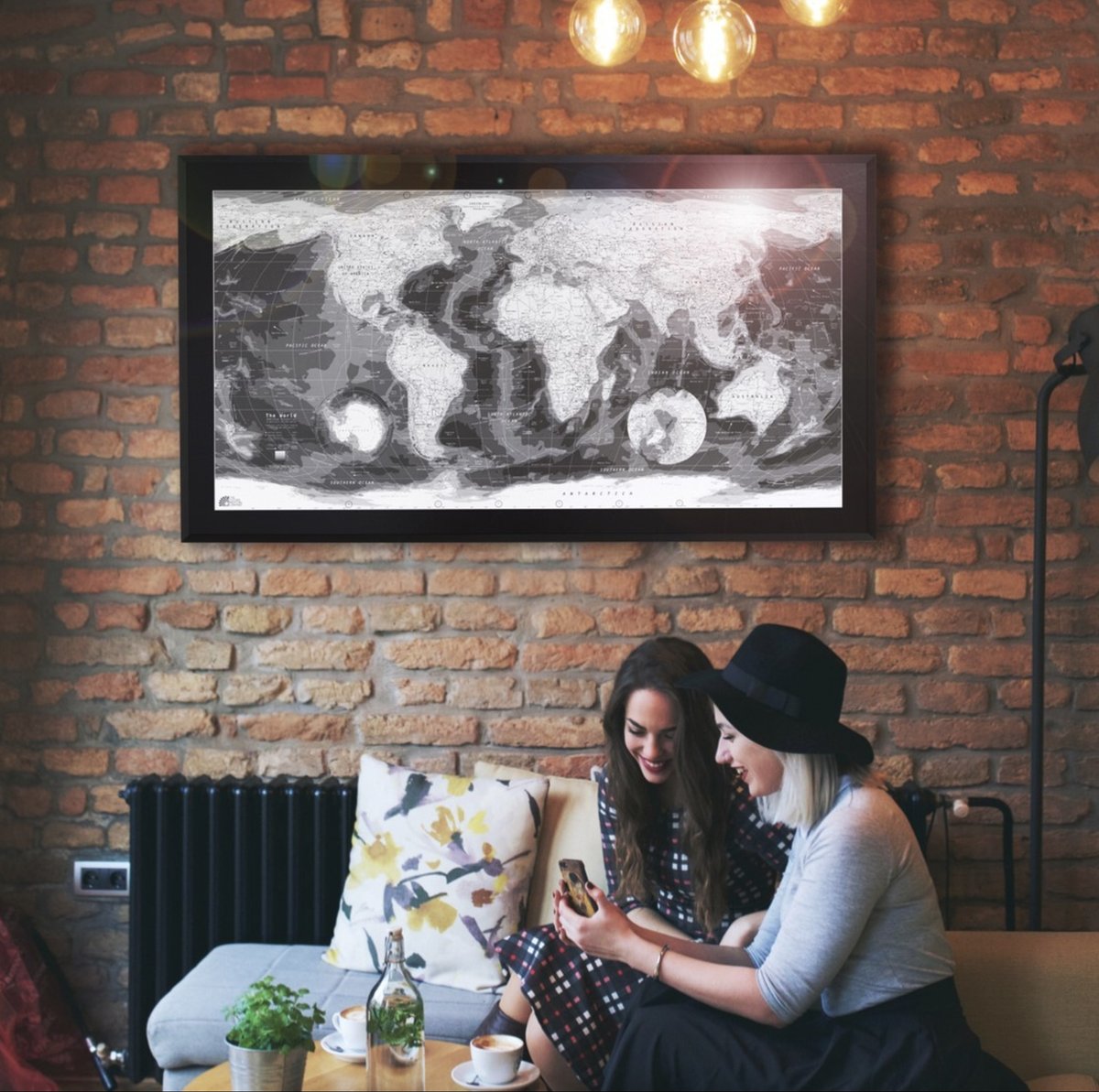 For the Monochrome Lovers 🖤🤍
Do you know someone who adores a sleek, monochrome aesthetic? This striking black-and-white world map makes a bold yet timeless statement.
▶︎ bit.ly/3QkTfYE
#MonochromeStyle #WorldMapArt #TravelInspo #CafeVibes #FutureMapping