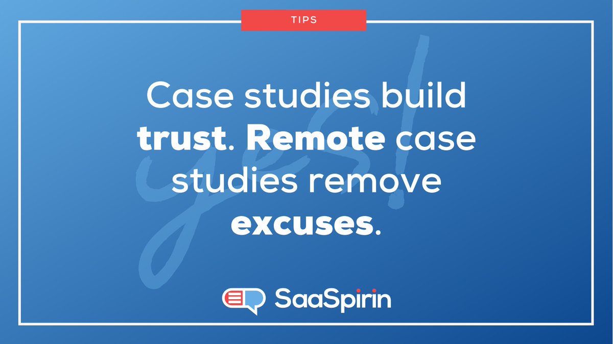 Struggling to get customers to agree to a case study? 😬

Make it easy, and they’ll say YES!
✅ No travel, no setup—just a quick chat
✅ Fits their schedule
✅ Feels natural &amp; effortless
Remote case studies remove friction = more yeses! 🚀

#CaseStudies #B2B #CustomerSuccess