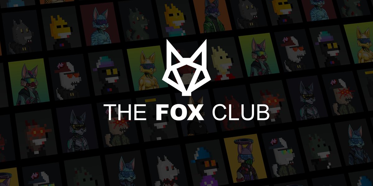 The Fox Club (@the_foxclub) on Twitter photo Happy Foxy Friday 🦊
Lets give away some Foxes! 🎉
1⃣ Follow <a href="/The_FoxClub/">The Fox Club</a>
2⃣ Like & RT
3⃣ Tag 3 friends that deserves a Fox
We will be giving away some Foxes from all 3 of our collections:
Pixel Foxes, Undead Pixel Foxes and Cyber Foxes
48hs ⏳GL! 🤞 Happy Foxy Friday 🦊
Lets give away some Foxes! 🎉
1⃣ Follow <a href="/The_FoxClub/">The Fox Club</a>
2⃣ Like & RT
3⃣ Tag 3 friends that deserves a Fox
We will be giving away some Foxes from all 3 of our collections:
Pixel Foxes, Undead Pixel Foxes and Cyber Foxes
48hs ⏳GL! 🤞
