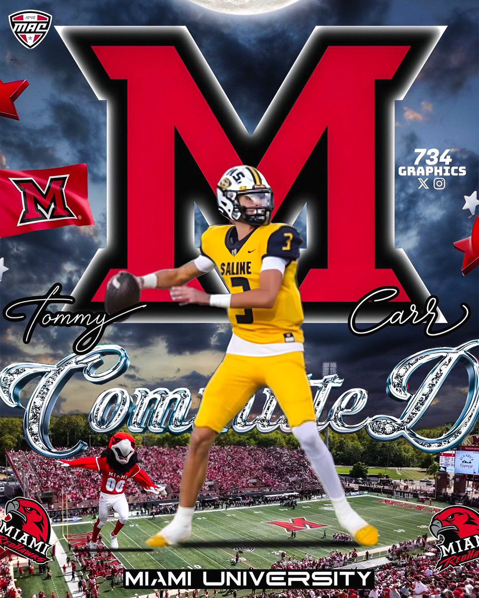 Tommy Carr (@tommycarr03) on Twitter photo 100% Committed‼️#RiseUpRedHawks
<a href="/Martin_Miami_HC/">Chuck Martin</a> <a href="/A_Ragland14/">Gus Ragland</a> <a href="/CoachWelshMiami/">Patrick Welsh</a> <a href="/MiamiOHFootball/">Miami Football</a> <a href="/CoachShort_/">Kyle Short</a> <a href="/BradMaendler/">Brad Maendler</a> 100% Committed‼️#RiseUpRedHawks
<a href="/Martin_Miami_HC/">Chuck Martin</a> <a href="/A_Ragland14/">Gus Ragland</a> <a href="/CoachWelshMiami/">Patrick Welsh</a> <a href="/MiamiOHFootball/">Miami Football</a> <a href="/CoachShort_/">Kyle Short</a> <a href="/BradMaendler/">Brad Maendler</a>