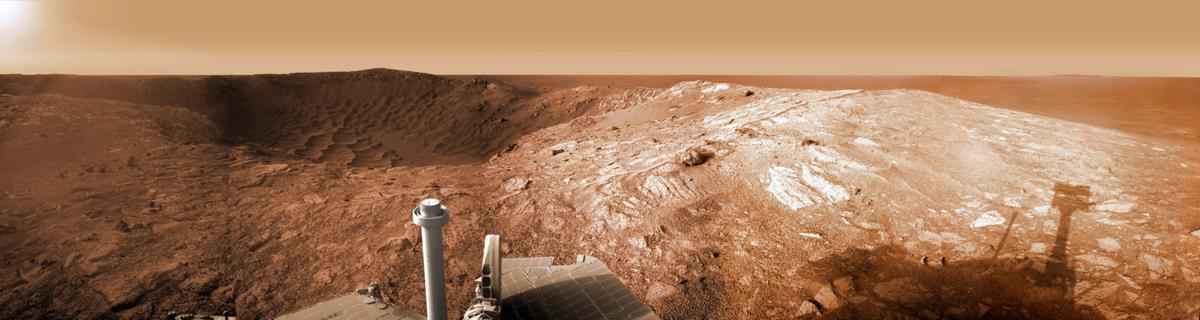 nasapod's tweet image. Astronomy Picture from 29/01/2011

Opportunity at Santa Maria Crater

Source: apod.nasa.gov/apod/ap110129.…

#MarsRover #OpportunityRover #7YearsOnMars #SpaceExploration #RedPlanet #SantaMariaCrater #NASA #MarsMission #EndeavourCrater #PlanetaryScience