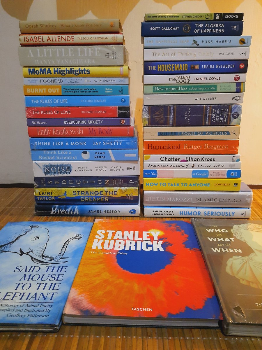 mhdiskdr's tweet image. hello, please help RT
aku mau menjual buku2 koleksiku. semua buku dijamin ori dan kondisinya masih bagus2. kalau ada yg tertarik atau mau tanya2 bisa dm atau reply aku ya for more details. pengiriman dari tangerang. thank you.