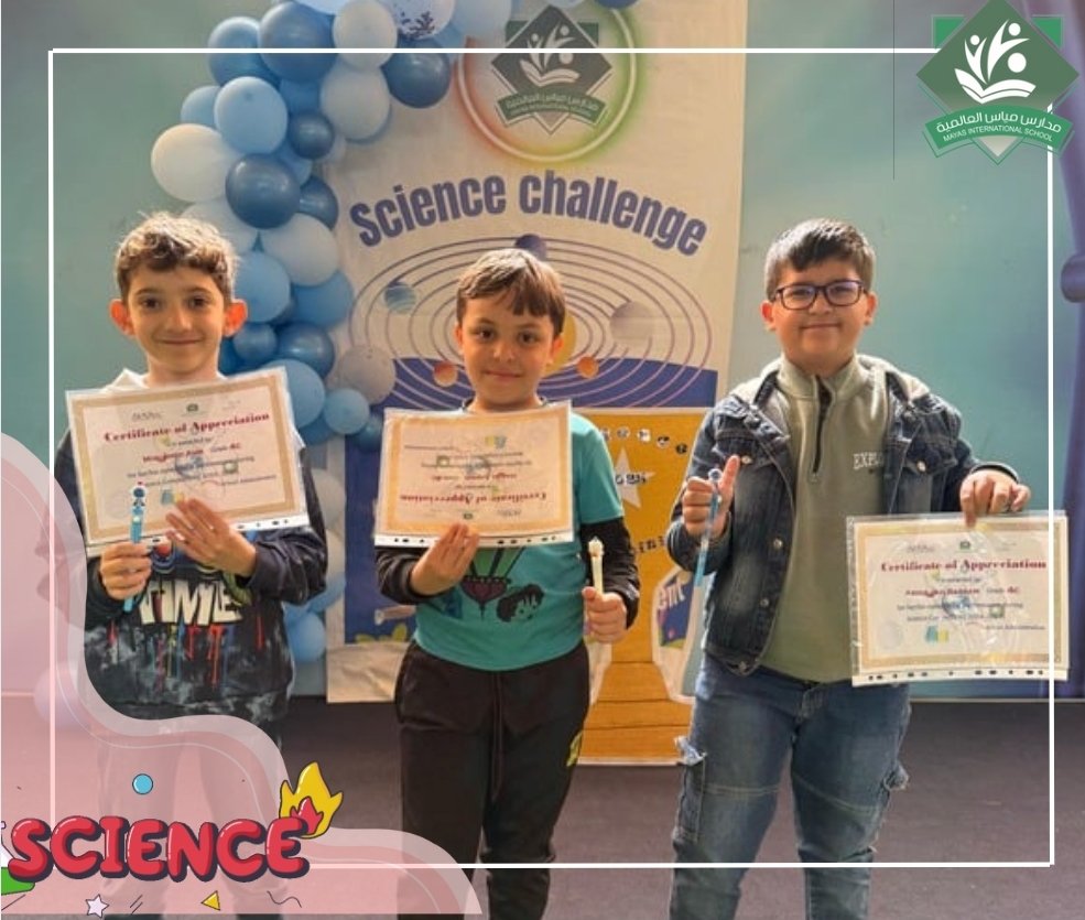 mayas_school's tweet photo. Contests help build knowledge. Thank you to our wonderful students for your active participation in the science competition, and we wish you all the best.
💫💥Congratulations to all the winners, we are so proud of you 💥💫
#mayas_international_school 
#American_Schools 
# https://t.co/26k0gqQhrn