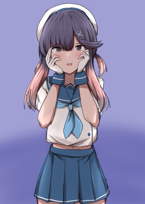 お題の恍惚のヤンデレポーズをした対馬さんです。 