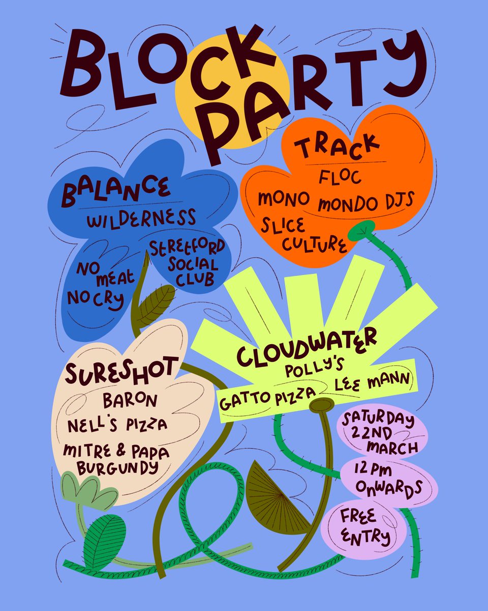 Sureshot Brewing (@sureshotbrew) on Twitter photo 1st Block Party of 2025! π»ποΈ
Sat 22nd March we're corralling the Piccadilly posse of @trackbrewco, <a href="/cloudwaterbrew/">Cloudwater Brew Co</a> & <a href="/balancebrew/">Balance Brewing & Blending</a> to celebrate our slice of MCR. π Each taproom will host a guest brewery, food vendor and DJs - bringing the best of the Beer Triangle & beyond! π 1st Block Party of 2025! π»ποΈ
Sat 22nd March we're corralling the Piccadilly posse of @trackbrewco, <a href="/cloudwaterbrew/">Cloudwater Brew Co</a> & <a href="/balancebrew/">Balance Brewing & Blending</a> to celebrate our slice of MCR. π Each taproom will host a guest brewery, food vendor and DJs - bringing the best of the Beer Triangle & beyond! π