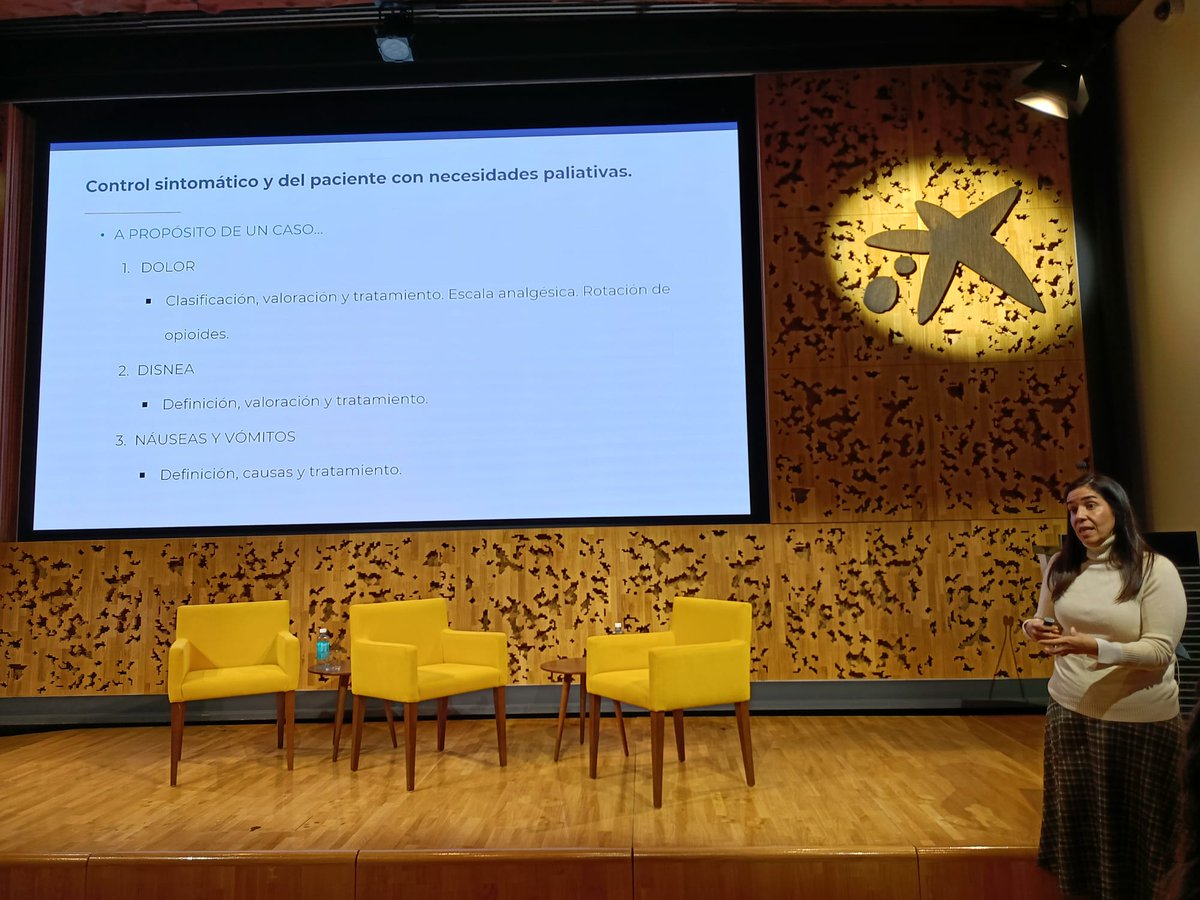 Importante sesión sobre el control sintomático y del paciente con necesidades paliativas. Imparten Agustín Chacón y Estefanía Quirós | #cuidadospaliativos #MIRadaPaliativa #SempalResidentes (+)