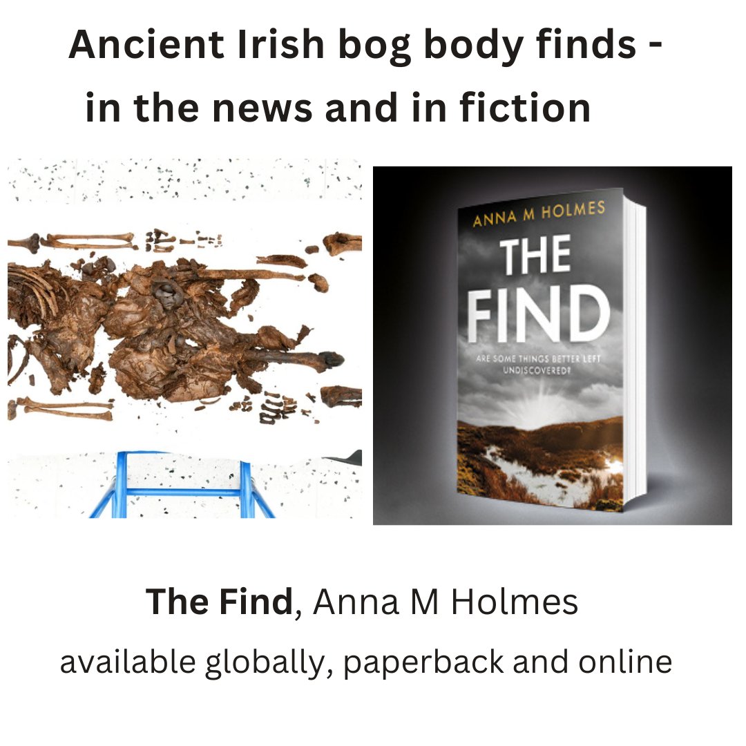 So, the ancient bog body find in Northern Ireland looks to be an Iron Age sacrifice. My story starts in the same way, then... annamholmes.com/the-find
#archaeology #bogbody #books
