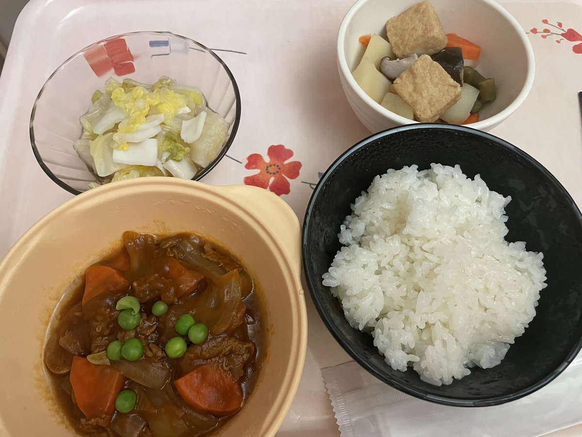 入院10日目朝食/昼食/夕食