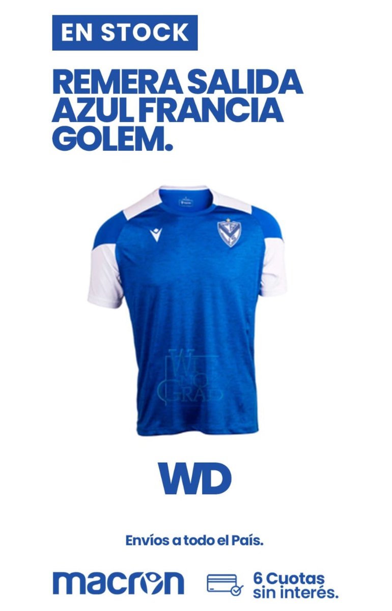 Paga en 6 cuotas sin interés en <a href="/winograd_velez/">Winograd Deportes</a> 
Carhué 102 Liniers 
winograd-deportes.com.ar