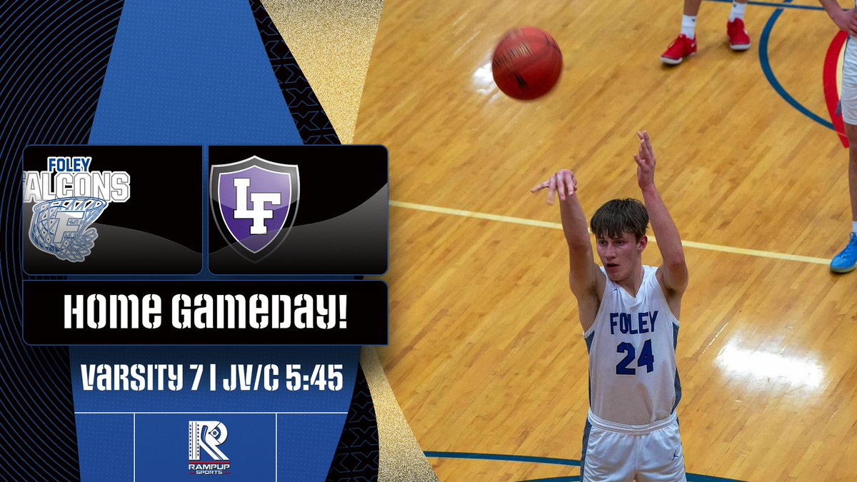 Home Gameday vs Little Falls!

⌚  Varsity 7 | JV/C 5:45
📺  fan.hudl.com/usa/mn/foley/o…
🎟️  gofan.co/event/2185914
📍  Foley High School