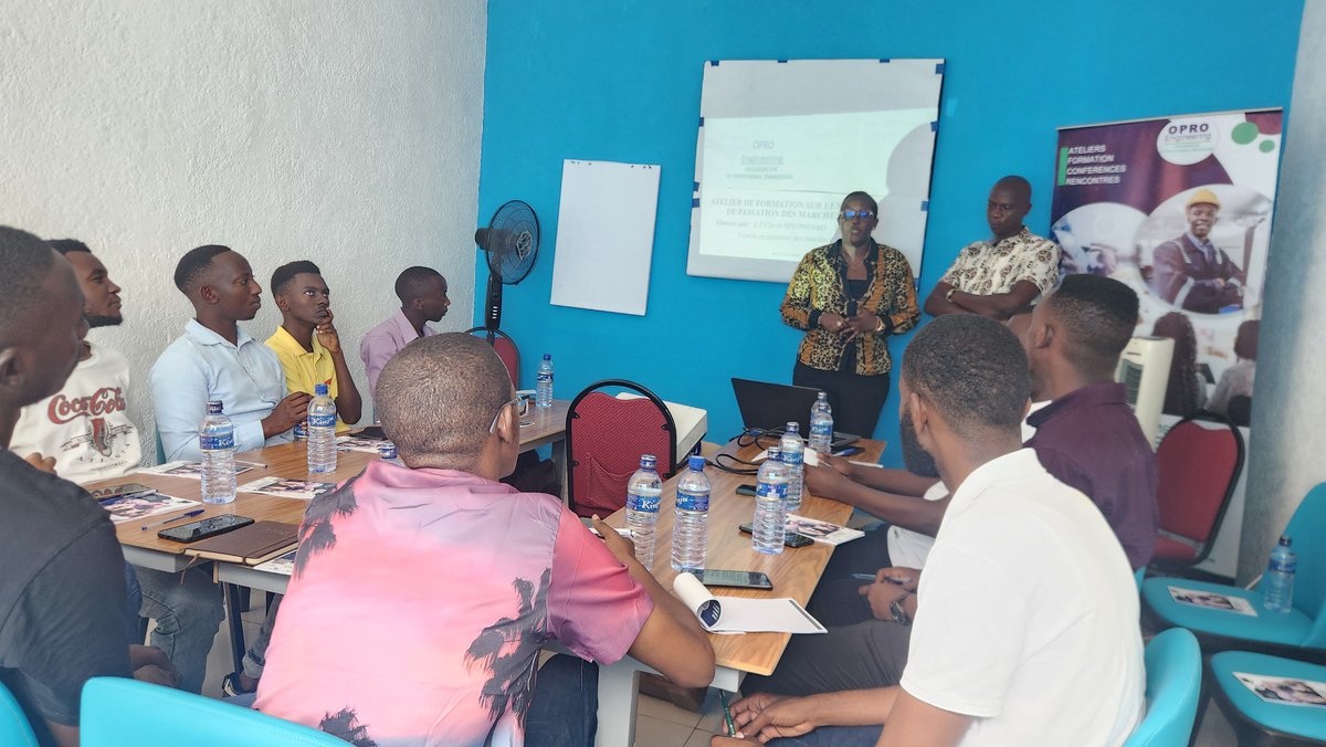 OproEngineering's tweet photo. Comme planifié, l'activité de 2 jours vient d'être ouvert par la Coordinatrice des activités d'@OproEngineering.

Le point central de l'atelier de formation est la préparation d'offre pour les marchés des travaux. https://t.co/a4HpOBGwg5