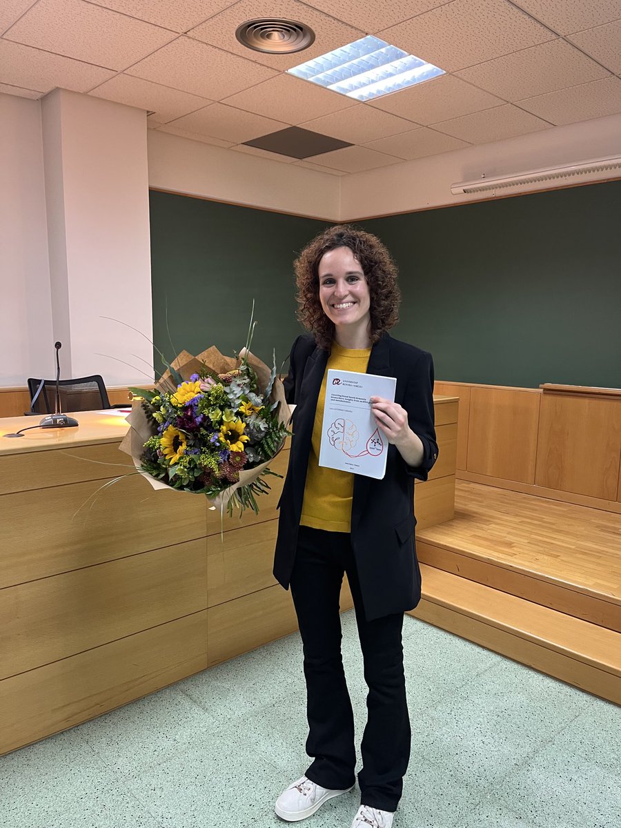 NuMeH_Group's tweet image. Exciting news! Yesterday Laia Gutierrez successfully defended her PhD thesis. Congratulations on this achievement!👏🏻👏🏻👏🏻
@IISPereVirgili
@bioquimicaURV @TecnATox
