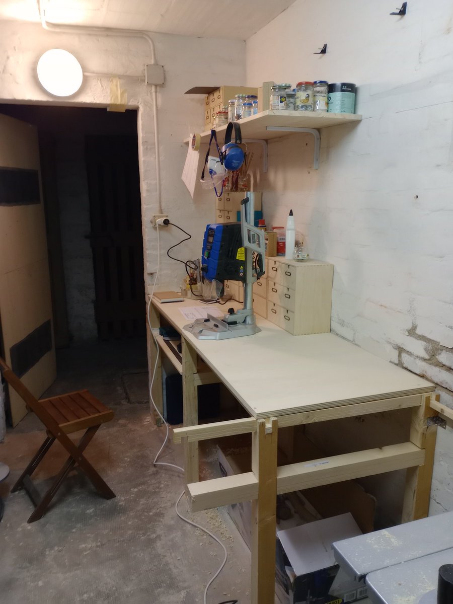 FabioMosti's tweet photo. I am hard working to make my new #workshop enjoy :D

#woodworking #wood #maker #making https://t.co/kDk9EWrpzd