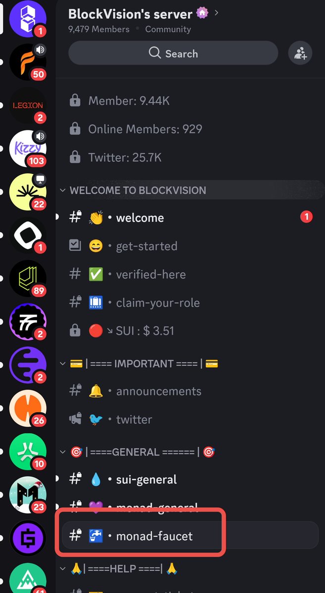 MaranDefi's tweet photo. Working Monad Faucet

👉 Go to: https://t.co/2BvzaxnDCq

➖ Verify on the server

➖ Go to the Monad Faucet Channel

➖ Enter ' !faucet YOUR_ADDRESS '

➡️ You can claim 0.5 MON every day.

➡️ It takes some time to receive the test tokens from here, but hey, something is better than nothing! 😅