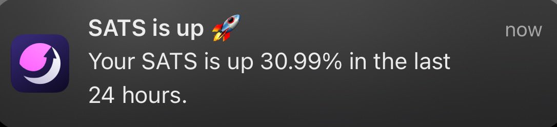 $SATS is up! 🚀🚀