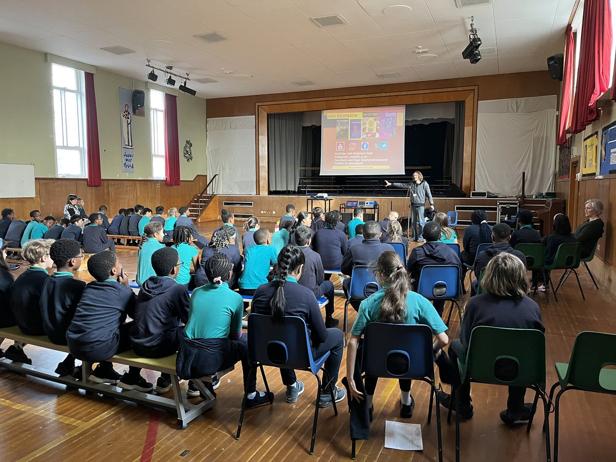Miss Taylor (@misstaylor95372) on Twitter photo Yesterday, our P6 children <a href="/stjosephsabn/">stjosephsprimary</a> had a fantastic poetry session with <a href="/ashdpoet/">Ash Dickinson</a>. They learned about different styles of poetry and created their own pieces that they shared with enthusiasm. Great to see so much creativity in action! Thank you, Ash! Yesterday, our P6 children <a href="/stjosephsabn/">stjosephsprimary</a> had a fantastic poetry session with <a href="/ashdpoet/">Ash Dickinson</a>. They learned about different styles of poetry and created their own pieces that they shared with enthusiasm. Great to see so much creativity in action! Thank you, Ash!