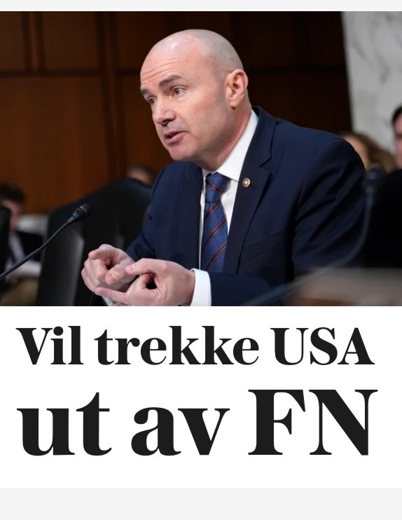 The Heritage Foundation fortsetter å fremme forslag i tråd med Project 2025. Nå legger republikanske politikere, blant annet Chip Roy fra Texas, fram et forslag om å trekke USA ut av FN. Roy har en politisk agenda helt i tråd med Project 2025. heritageaction.com/scorecard