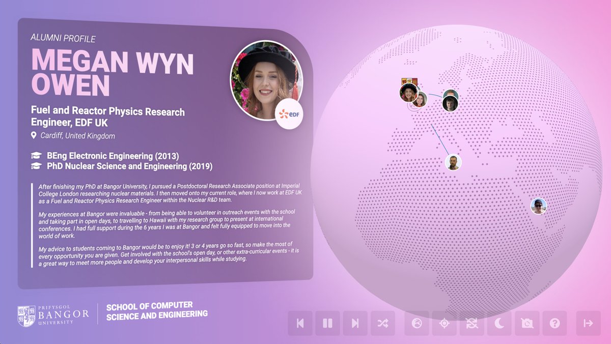 📢Attention alumni 😍

We're creating an interactive display of our network &amp; want YOU to be part of it! 

Share where you're working, how Bangor shaped your journey,  and your advice for students. 

Fill out our quick questionnaire: forms.office.com/e/DeSgyWggR5

Thank you / Diolch