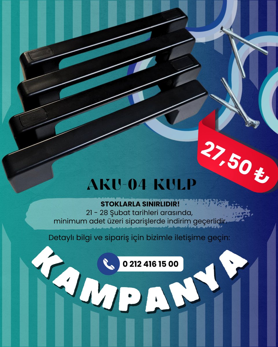 ✨ KAMPANYA ✨
Aku-04 siyah kulplarda indirim!

☎️Detaylı bilgi ve sipariş için bizimle iletişime geçin:
0212 416 15 00

#alucorex #duşakabin #gergi #aksesuar #duşakabin #banyoaksesuarları #banyo #sale #showercabin #accessory #bathroom #kampanya #fırsat #indirim #alüminyum