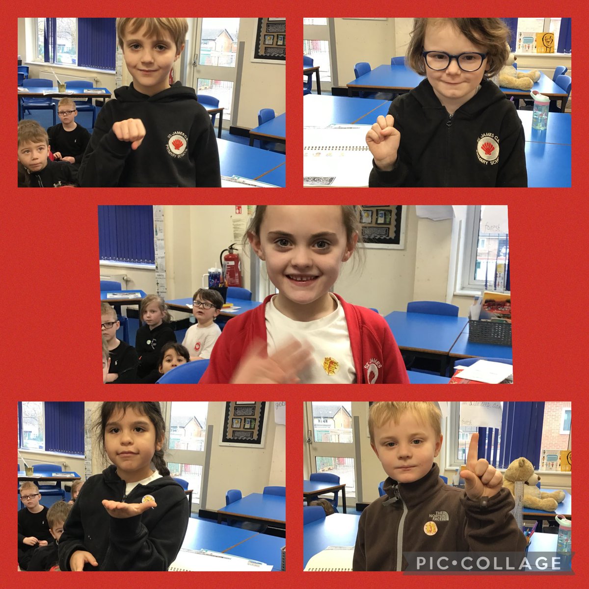 MrsBond@StJamesCE (@mrsbondstjames) on Twitter photo Year 2 enjoyed learning some sign language with Mrs Marsden as part of their St James Spirit lesson. Super signing year 2, well done 🤩😀🐚<a href="/StJamesCEsth/">@StJamesCE</a> Year 2 enjoyed learning some sign language with Mrs Marsden as part of their St James Spirit lesson. Super signing year 2, well done 🤩😀🐚<a href="/StJamesCEsth/">@StJamesCE</a>