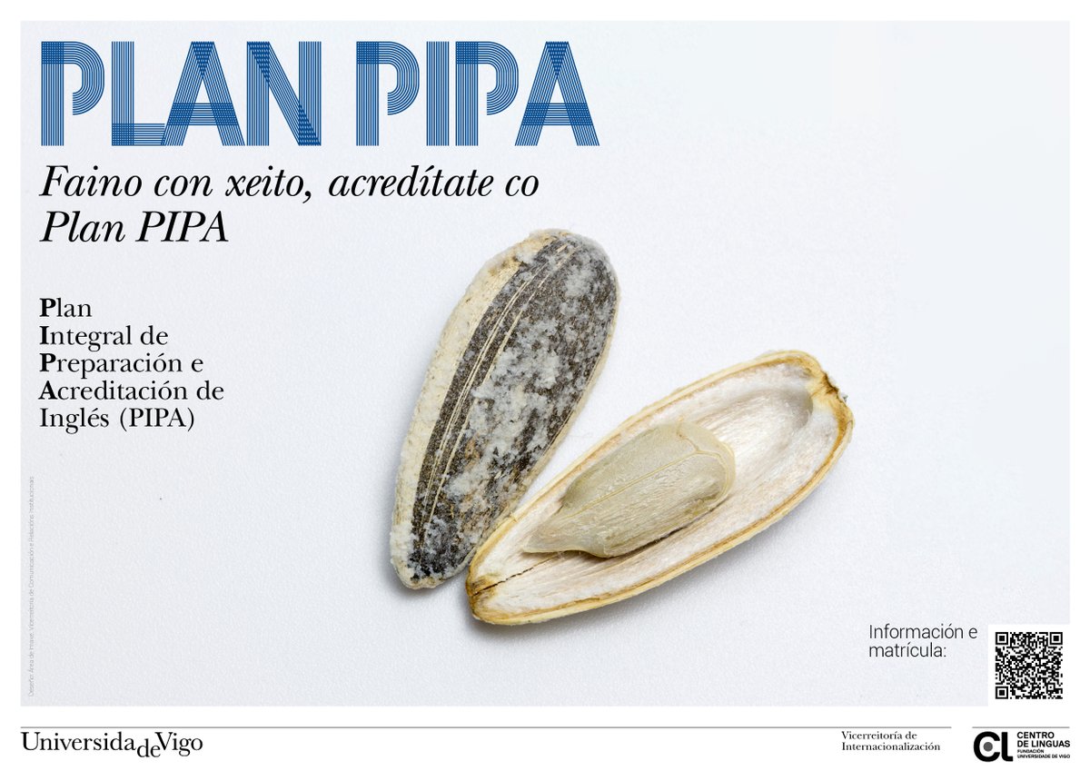 A <a href="/uvigo/">Universidade de Vigo</a>  acaba de poñer en marcha a segunda edición do Plan Integral de Preparación e Acreditación do Inglés (PIPA).  Esta iniciativa ten como obxectivo potenciar a formación do alumnado e a acreditación dos seus coñecementos de  inglés.

➡️acortar.link/5lALKk

#duvi #uvigo