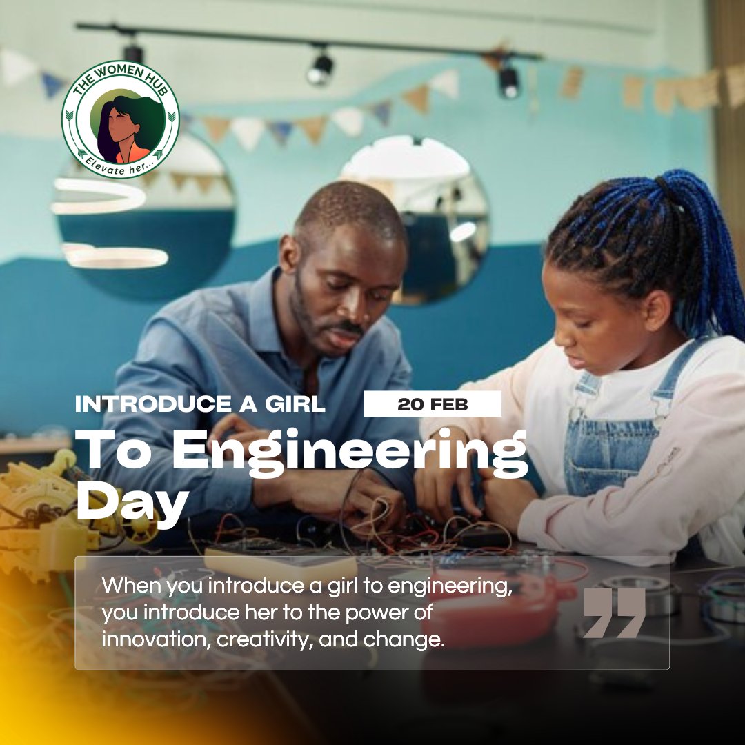TheWomen_hub's tweet image. Empowering the next generation! 
Today, we introduce young girls to the exciting world of engineering. 

Let’s ignite curiosity and inspire future innovators! 

#GirlsInSTEM #GirlsInEngineering 
#womenhub