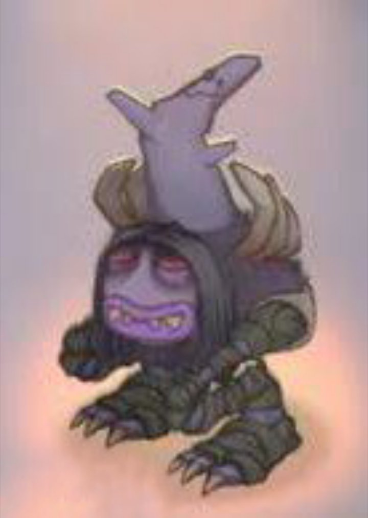 TemRosh's tweet photo. Look, this is a character from the Panic Cavern mod, for a famous game... I decided to humanize it and this is what happened!

#Recommendations #art #PanicCavern #MyMonsters #mysingingmonsters #painting #TemRosh #fear #fearofmutation https://t.co/vJIjk5h2Be