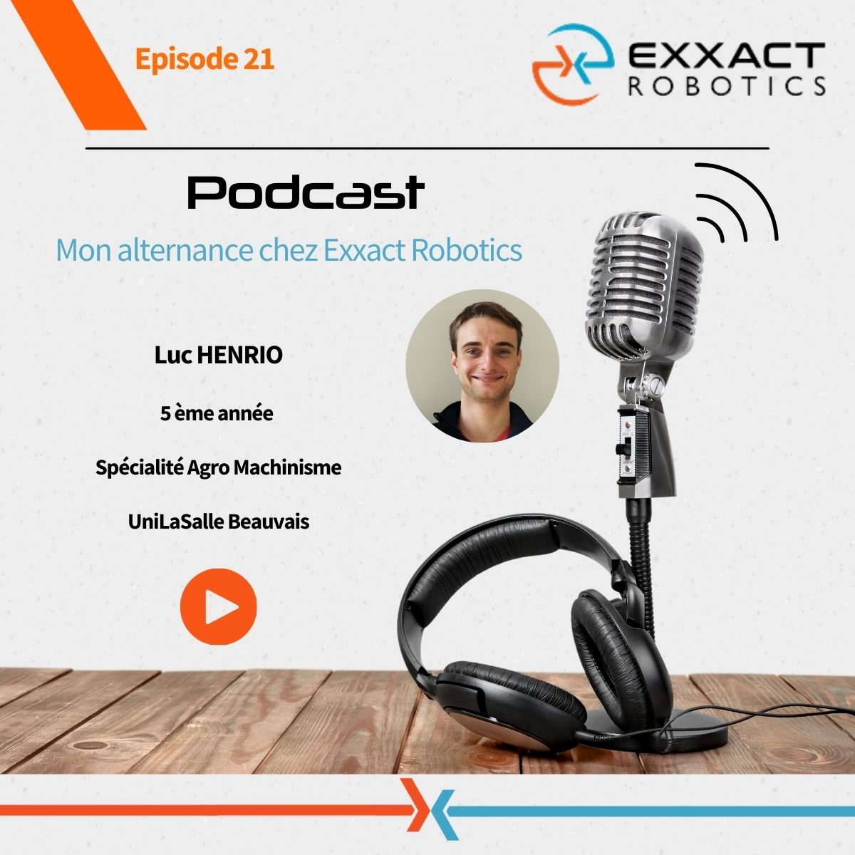 ExxactR's tweet image. [#MonAlternancechezExxactRobotics]🎙️ Podcast alerte !
🗣 Luc Henrio, étudiant à @UniLaSalle_fr ,  nous partage son expérience au sein du Pôle #Viticulture chez @ExxactR .
Pour écouter ce podcast👇:
exxact-robotics.com/podcast/mon-al…
#robotique #robotiqueagricole #PodcastLife #job