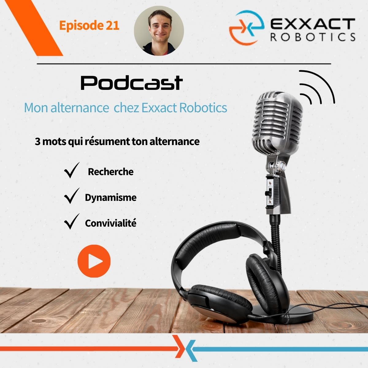 ExxactR's tweet image. [#MonAlternancechezExxactRobotics]🎙️ Podcast alerte !
🗣 Luc Henrio, étudiant à @UniLaSalle_fr ,  nous partage son expérience au sein du Pôle #Viticulture chez @ExxactR .
Pour écouter ce podcast👇:
exxact-robotics.com/podcast/mon-al…
#robotique #robotiqueagricole #PodcastLife #job